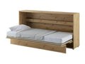 Chicyla Wall Bed with Mattress Included, Horizontal, 90x200cm, Oak. Chicyla Foldable Bed Consus MXJA86646