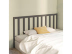 Grey Headboard 186x4x100 cm Solid Pine Wood WOSX53130
