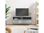 Concrete grey TV stand 100x34.5x44.5 cm engineered wood SQHT15825