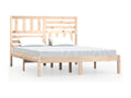 Bed frame without mattress, solid pine wood, 140x200 cm, NDNL71164