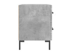 2-piece bedside tables, concrete grey, 40x35x47.5cm, engineered wood BKGZ32154
