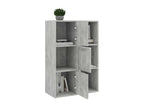 Concrete Grey Storage Cabinet 60x29.5x90 OCFS64348