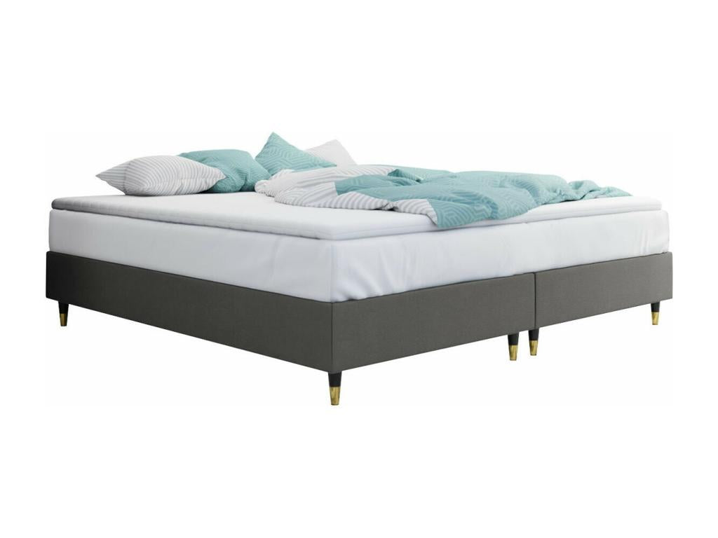Continental bed Domopure 109 Continental Double Gray 140x200 Tapestry 140x200x47cm RQSV44135