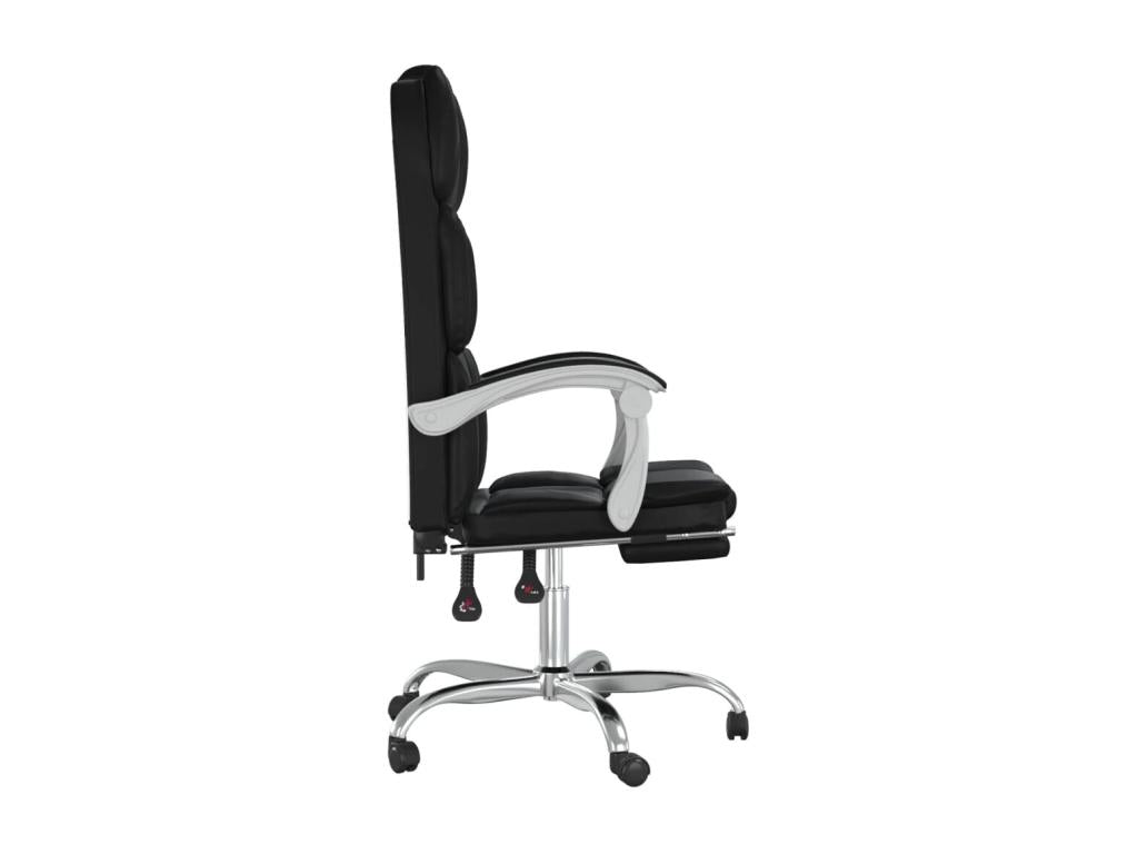 Black Faux Leather Reclining Office Chair CCIE27891