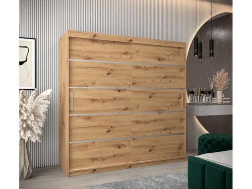 Domopure 1 Sliding Door Wardrobe 200/200/62 2 Doors Domopure BVMA01290