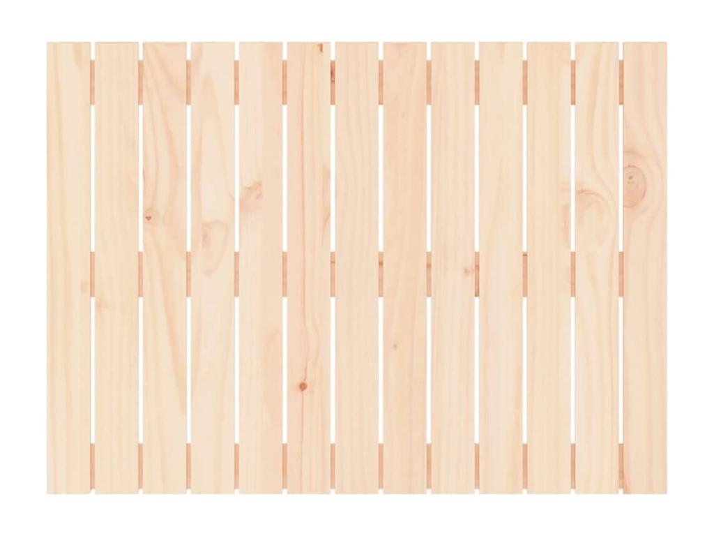 Wall-mounted headboard 82.5x3x60 cm Solid pine wood BLQB96094