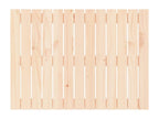 Wall-mounted headboard 82.5x3x60 cm Solid pine wood BLQB96094