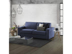 Domopure 3-seater sofa, Made in Italy, fabric living room sofa with standard armrests, 220x95h90 cm, Blue, UEUJ69706