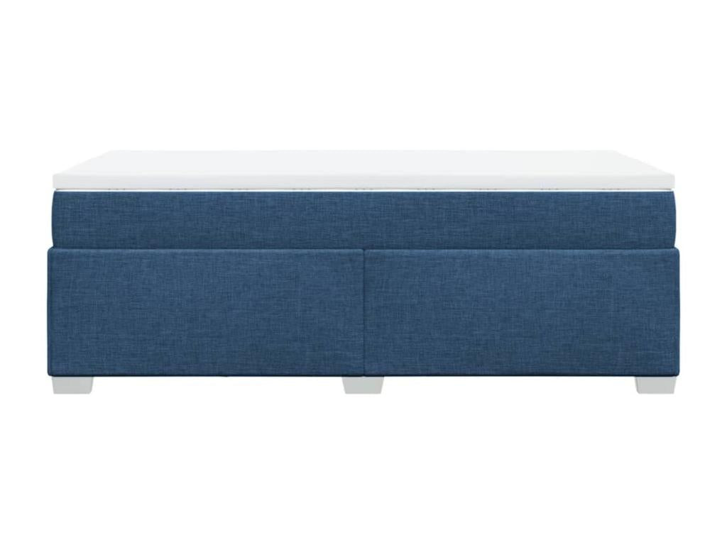 Domopure bed base with mattress, blue, 80x200 cm, fabric JHLL89598