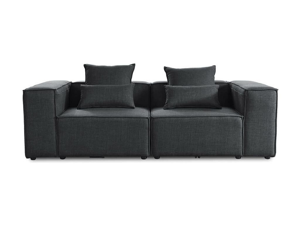 Domopure Modular Sofa, Anthracite, Size S, XQDG12986