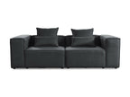 Domopure Modular Sofa, Anthracite, Size S, XQDG12986