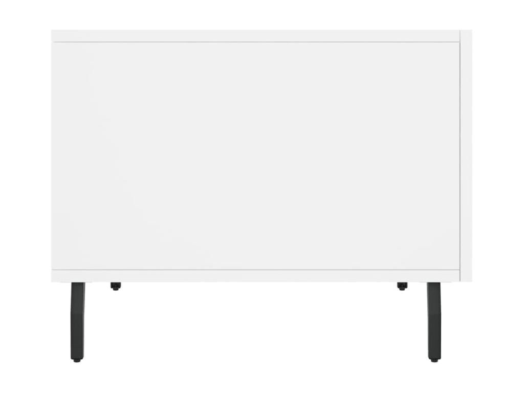 Coffee tables, 2 pcs, white, 50x50x40, engineered wood, EBTH31146