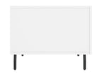 Coffee tables, 2 pcs, white, 50x50x40, engineered wood, EBTH31146
