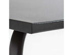 Square garden table in anthracite metal - Domopure WNVU26128