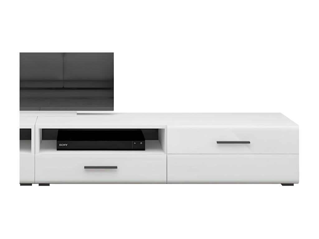 Domopure 1-Door TV Stand 140cm White UFFL61893