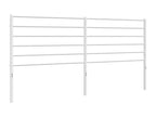 White metal headboard 193 cm XBGH62084
