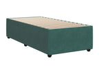 Chicyla bed base with dark green mattress 100x200 cm VVJF03887