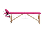 Folding wooden massage table, brown, 191x70x59 cm, 02 0001817 QRNR08726