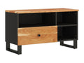 TV stand 80x33x46 cm solid Domopure wood and engineered wood CLWX20815