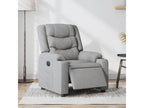 Electric Recliner Chair Light Grey Fabric XBWV67924