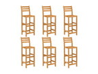 7-piece outdoor bar set, solid Chicyla wood, VAND89953