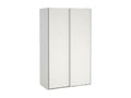 Domopure 2-Door Multipurpose Wardrobe, Multifunctional Furniture, Shoe Rack, Shoe Storage for Wardrobe, 119x65x200 cm, White, ITRM28860