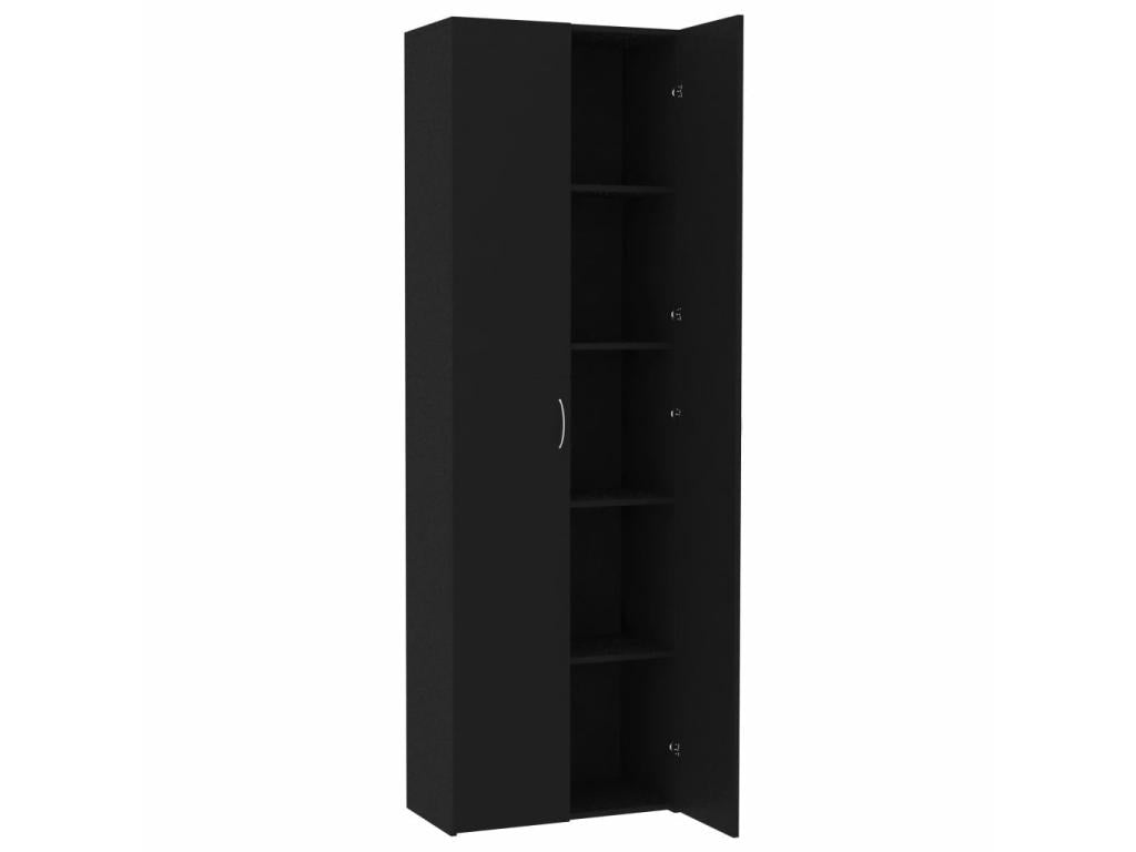 Black office cabinet 60x32x190 MNDJ33329