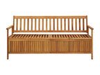 Domopure 170cm Solid Wood Garden Storage Bench YXRZ55911