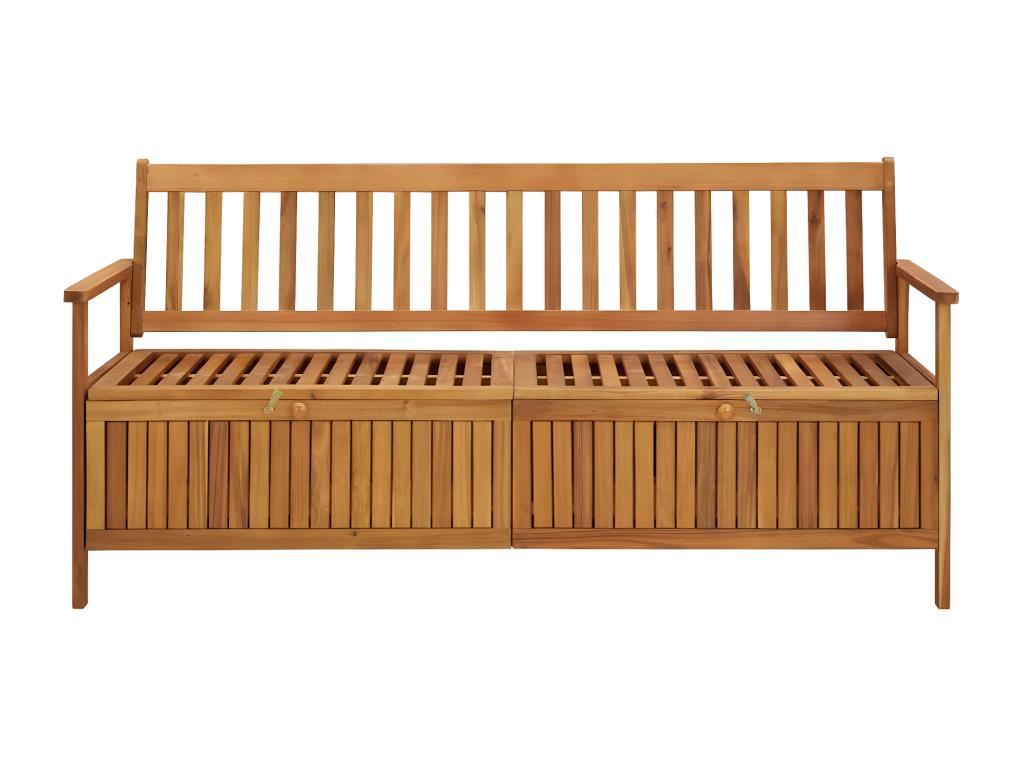 Domopure 170cm Solid Wood Garden Storage Bench YXRZ55911