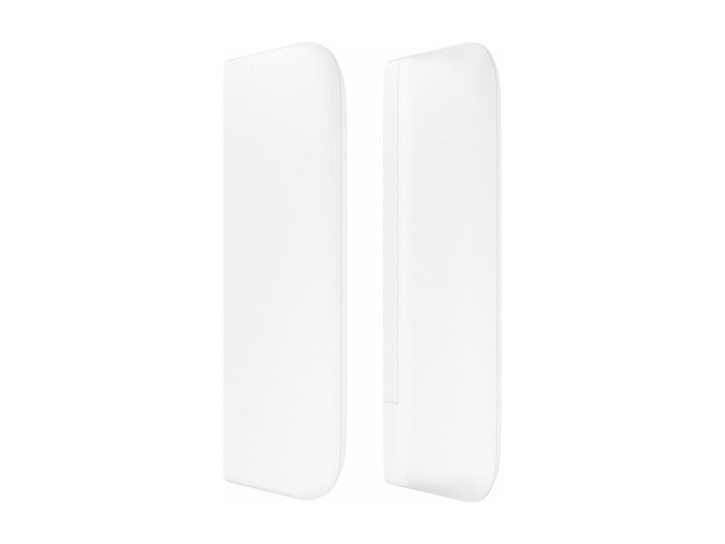 Headboard with wings, White, 183x16x78/88 cm, Faux Leather, OMHH88177