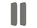 Headboard with wings, Dark Grey, 147x16x78/88 cm, Fabric BHRG61785