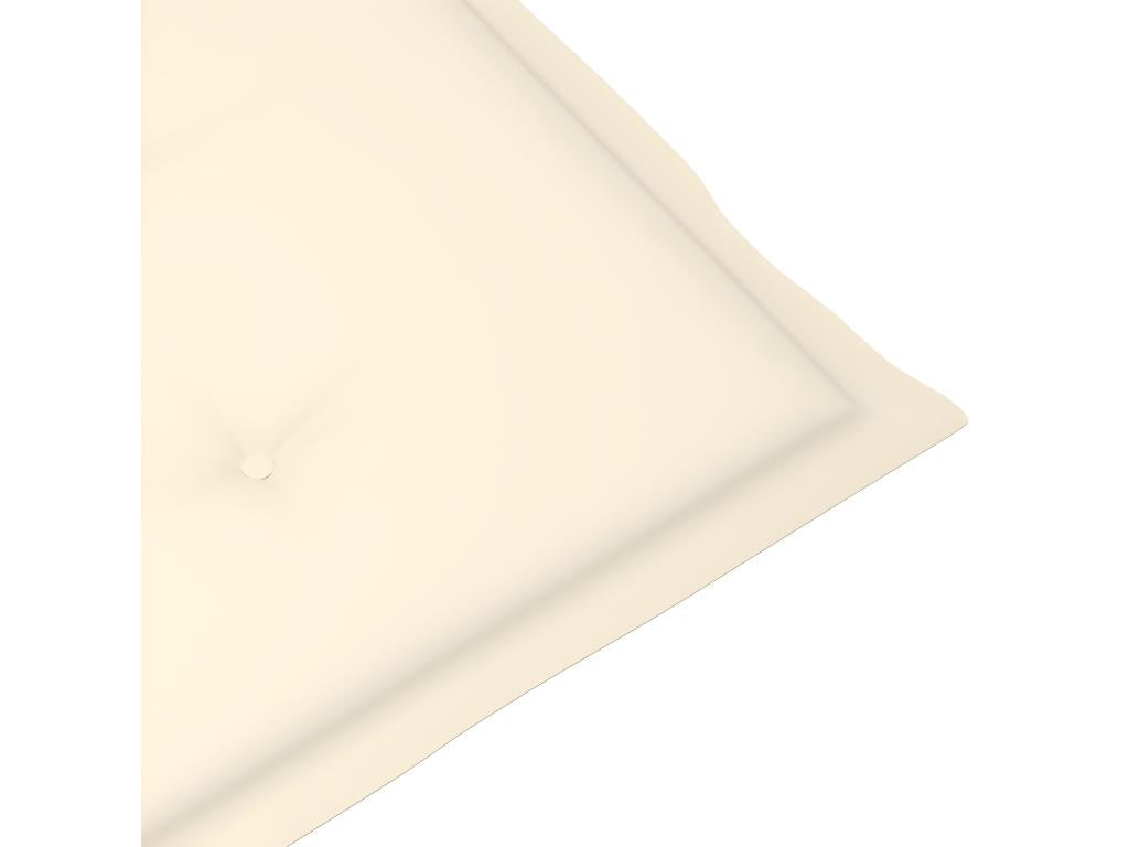 Domopure ZZIL93027 Wooden Garden Reclining Chairs, Set of 3 with Cushions