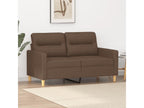 2-seater sofa, brown, 120 cm, fabric, ZEDA35251