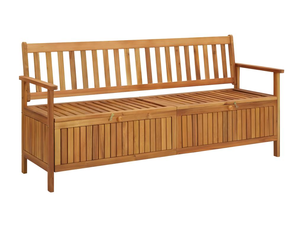 Domopure 170cm Solid Wood Garden Storage Bench YXRZ55911