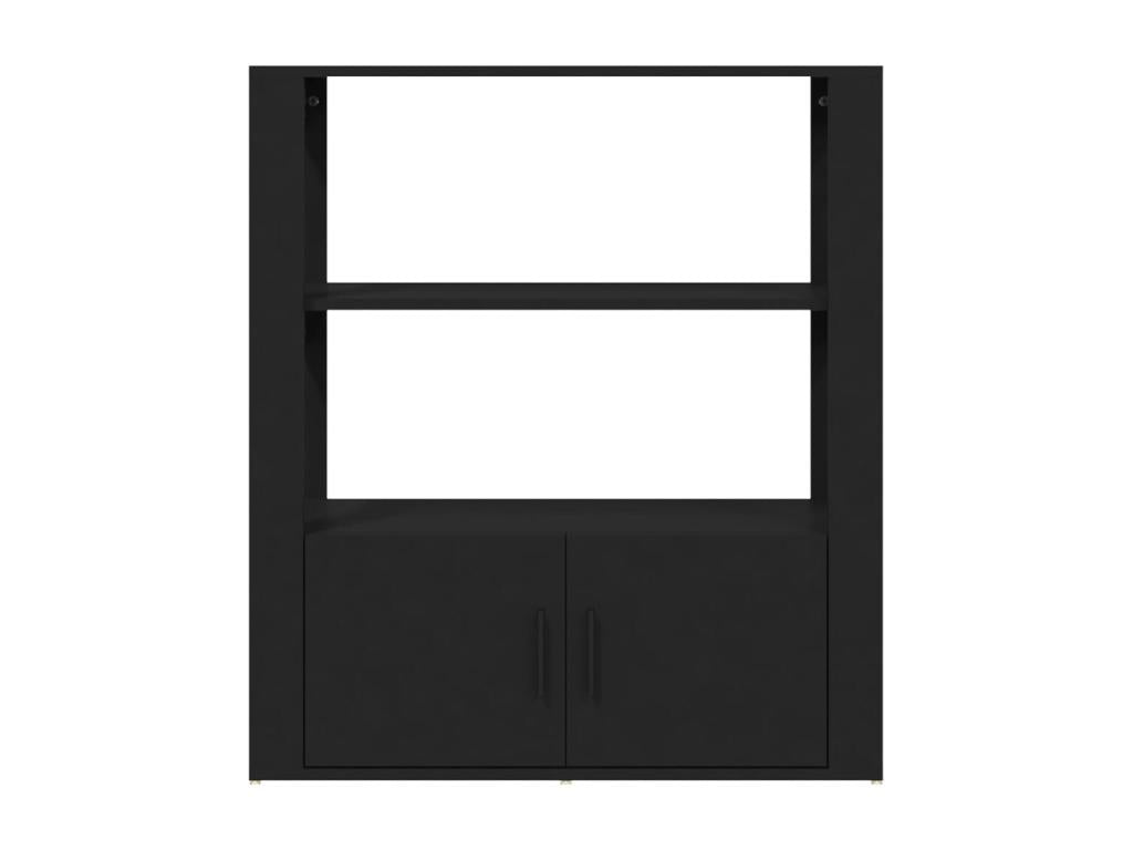 Black Buffet 80x30x90 cm Engineered Wood JBME03054