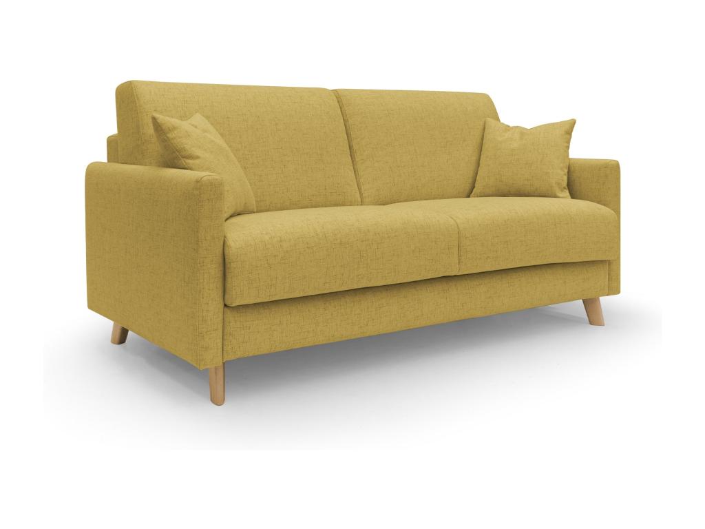 Chicyla FELIS Waterproof Fabric Convertible Sofa Bed T03 200 cm Matte - 160x197 Yellow QWBF06123