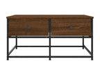 Coffee table, brown oak, 80x80x40 cm, engineered wood, OJJN65148