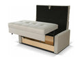 Chicyla 102 Convertible Sofa Bed with Bedding Box, 85x153x98cm, Partially Assembled, LJLA02428