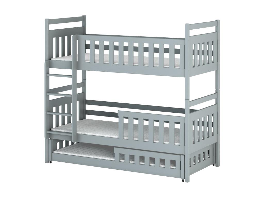 Chicyla BB005 Bunk Beds 90x200 cm Grey VWRT11519