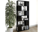 Black Bookshelf/Room Divider 80x24x186 cm Chipboard NVQD97603