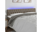 Domopure LED Headboard 200x7x78/88 cm Fabric JONA88290