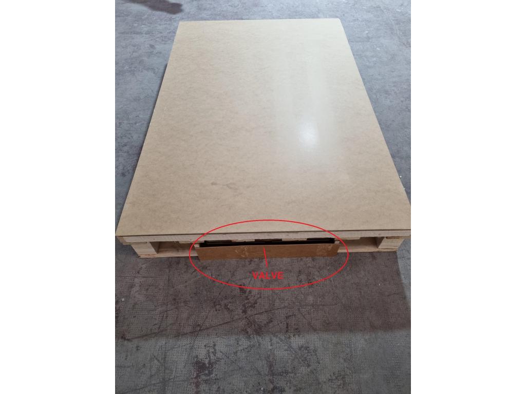 Domopure Extra-Flat Shower Tray - Domopure Texture in Domopure Polyester Graphite - L180 x W70 x H2.6 cm - Domopure VEWW19125