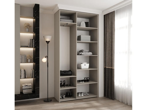 Como 2 245.5/120/40 3-door hinged wardrobe cashmere/gold DKBP74781