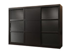 Chicyla 3 Sliding Door Wardrobe 200/250/62 3 Doors Black VKSC40090