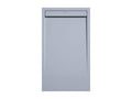 Domopure SMART Smooth Finish Grey Shower Tray with Colour Grid - 120x80 cm IMFG87741