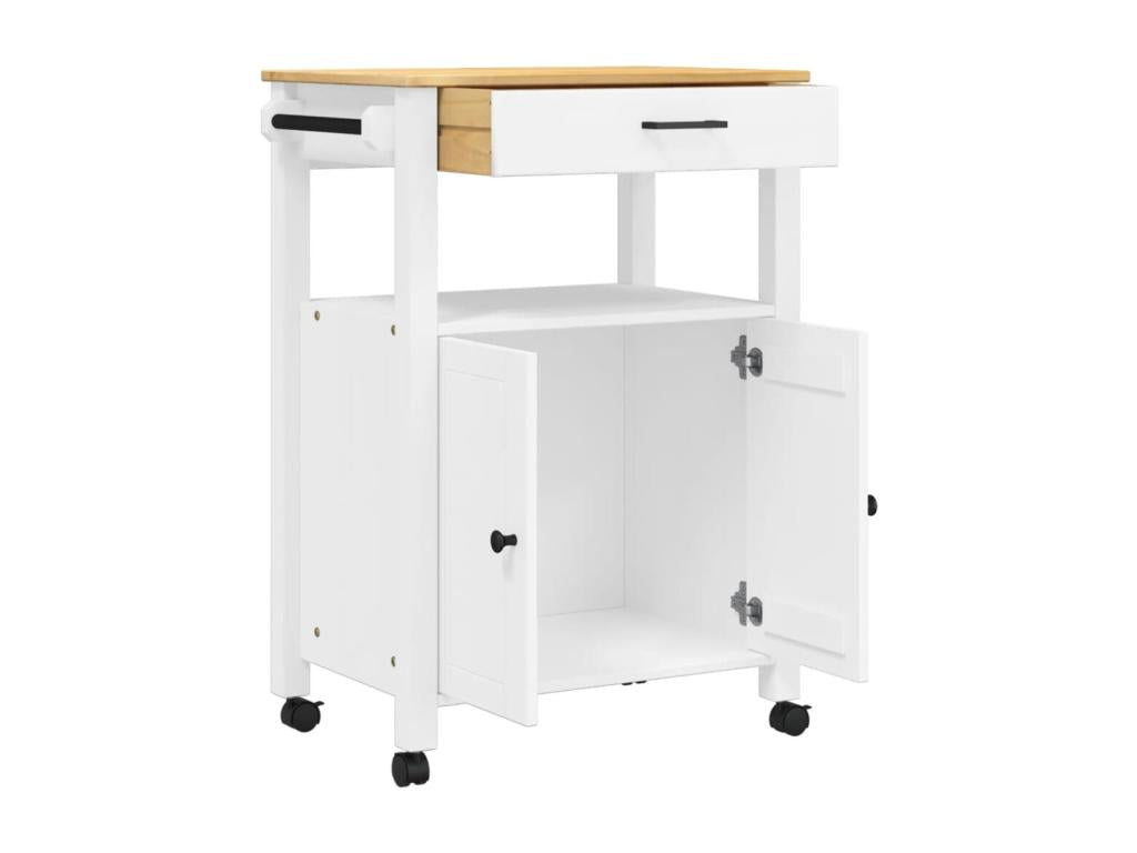 Domopure kitchen trolley 60x40x90 cm solid pine wood IIQK28638