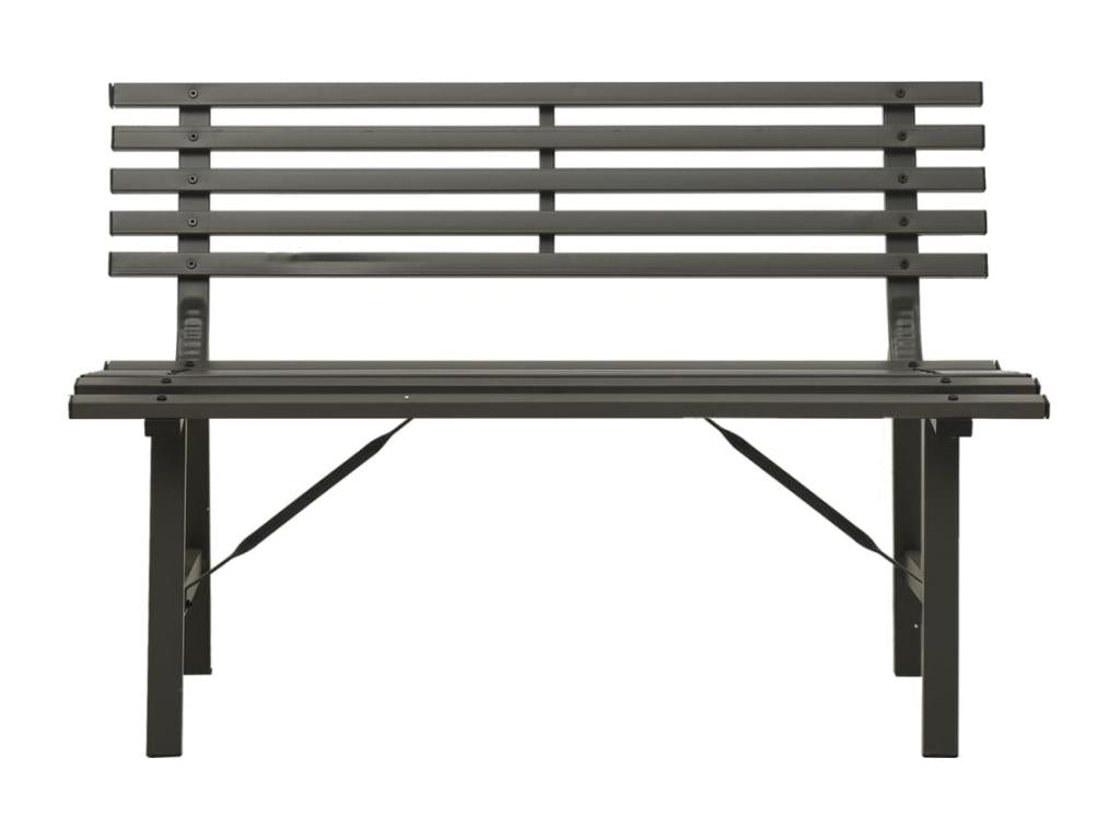 Black garden bench, 110x59x76.5 cm, 02 0011166 TGWB59652