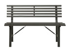 Black garden bench, 110x59x76.5 cm, 02 0011166 TGWB59652