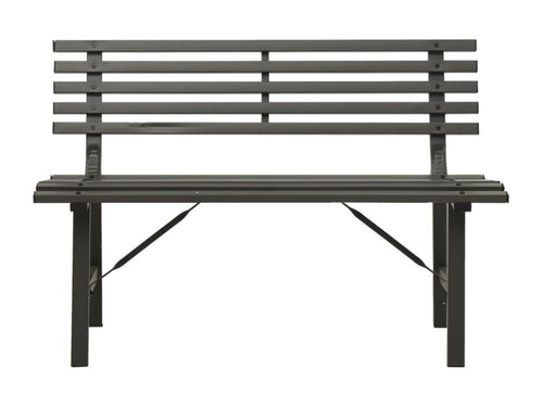 Black garden bench, 110x59x76.5 cm, 02 0011166 TGWB59652