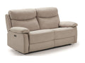 Chicyla fabric reclining sofa - Light Beige color - 2 fixed seater JZRI56425